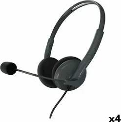 Kopfhörer mit Mikrofon Energy Sistem Office 2 Schwarz (4 Stück) - Schwarz