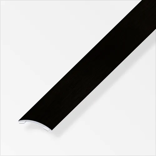 alfer Übergangsprofil 1 m, 20 x 2.5 mm Alu eloxiert schwarz