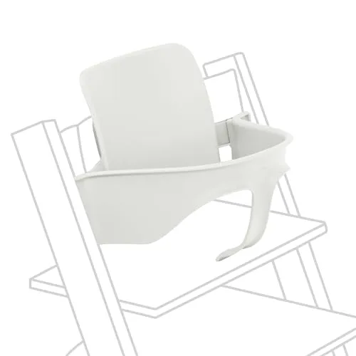 Stokke Hochstuhlaufsatz Baby Set² für Tripp Trapp - White - Hochstuhlaufsatz für Kinder ab 6 Monaten, bietet optimalen Komfort und Sicherheit für die Kleinsten.