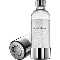 SodaStream 1L Enso Wasserflasche - Wassersprudler Zubehör: 1L Flasche für frisches Sprudelwasser, spülmaschinenfest und mit abnehmbarem Boden für einfache Reinigung.