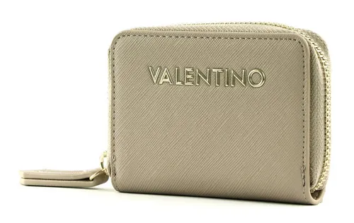 VALENTINO BAGS LADY SYNTHETIC WALLET - Z Beige - Praktische Geldbörse aus synthetischem Material, mit umlaufendem Reißverschluss und Platz für 2 Kreditkarten. Ideal für die Jackentasche und ein Must-Have für stilbewusste Damen.