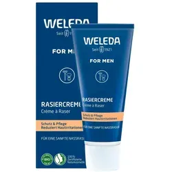 WELEDA AG Rasiercreme für Männer 75 ml - Sanfte Rasiercreme für eine gründliche Nassrasur. Sie pflegt die Haut und sorgt für ein angenehmes Gefühl. Ideal für die tägliche Anwendung und eine optimale Vorbereitung auf die Rasur.