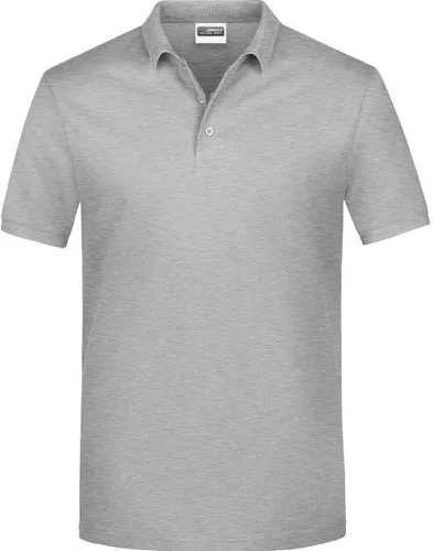 Promo Polo Man Klassisches Poloshirt grey-heather, Gr. 5XL