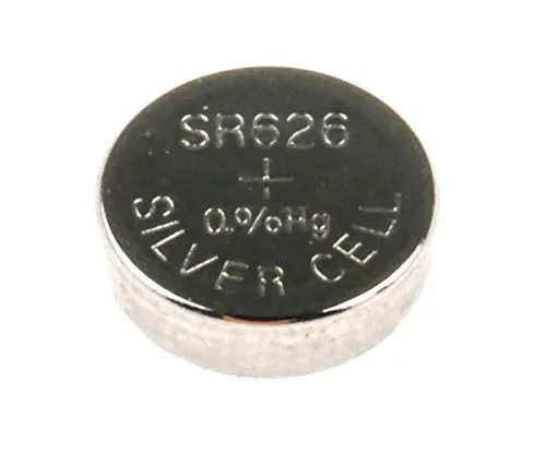 RS PRO SR66, Silberoxid Knopfzelle Ø 6.8mm 1,55V / 25mAh, Packung a 5 Stück