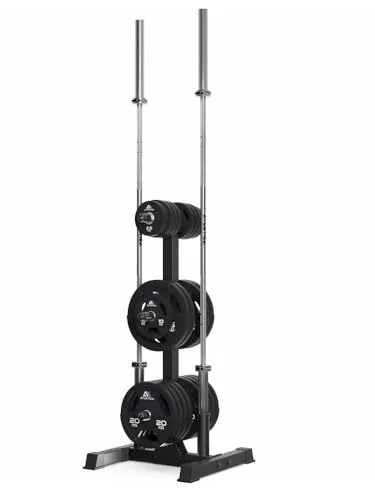 ATLETICA Rhino Storage | Robuster Hantelständer für Ø 50 mm Gewichte - Platzsparender und stabiler Hantelständer mit hoher Belastbarkeit. Ideal für die vertikale Aufbewahrung von Hantelscheiben und -stangen, sorgt für Ordnung im Gym und schützt den Boden.