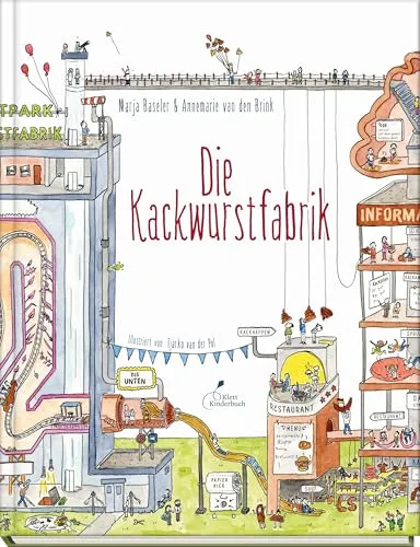Die Kackwurstfabrik: Kindersachbuch zur Verdauung - Gesundheits- & Medikamentenratgeber für Klugscheißer ab 7 Jahren! Lustig illustriert und einfach erklärt, macht es Wissen über Verdauung spannend und unterhaltsam.