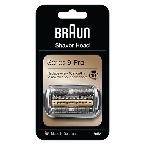 Braun Scherkopf 94M Kombipack - für Series 9 Pro und Series 9, optimale Rasur mit ProBlade-Technologie und einfachem Wechsel