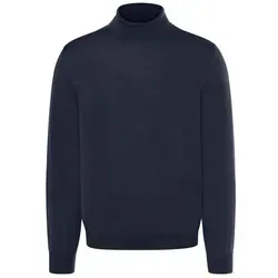 MAERZ Muenchen Strickpullover - Navy - Strickpullover aus 100% Wolle in Größe 50, ideal für warme und stilvolle Outfits in der kalten Jahreszeit.