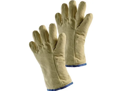 JUTEC H115B130 Hitzeschutzhandschuhe - Arbeits- & Schutzkleidung: Robuste 5-Fingerhandschuhe aus Aramidgewebe mit Isolation, ideal zum Schutz vor Hitzestrahlung und Schweißspritzern bei anspruchsvollen Anwendungen.