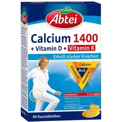 Abtei Calcium 1400+Vitamin D3+K
