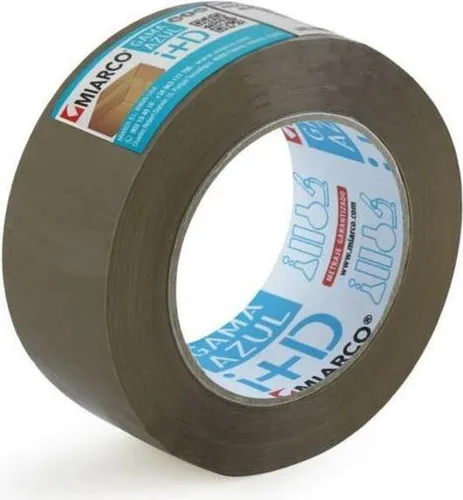 Miarco-Band de Verpackung blauer Bereich Rolle 48x66 braun Pack -6 ud-