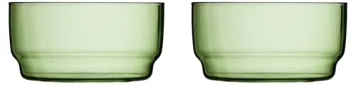Lyngby Glas Torino Schale, Schüssel, 12 cm, 2 Stck., Grün