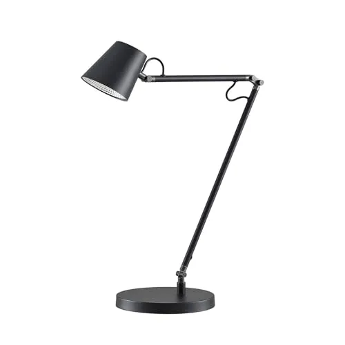 Lucande LED Schreibtischlampe Tarris - Moderne Schreibtischlampe mit dimmbarem LED-Leuchtmittel, anpassbarem Leuchtenarm und -kopf für individuelles Licht. Ideal für jeden Arbeitsplatz.