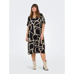 ONLY CARMAKOMA Minikleid schwarz L-50/52 - Elegantes Minikleid in Schwarz, ideal für besondere Anlässe, aus pflegeleichtem Material für höchsten Tragekomfort.