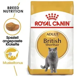 ROYAL CANIN British Shorthair 10kg - Spezielles Futter für Britisch Kurzhaar - Katzenfutter für ausgewachsene Britisch Kurzhaar Katzen, unterstützt die Gesundheit und das Wohlbefinden ab dem 12. Monat.