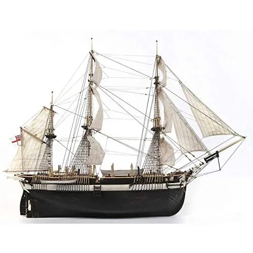 OcCre Modellbausatz Terror 1:75 - Detailreicher Schiffsbausatz mit 3154 Teilen, ideal für erfahrene Modellbauer ab 14 Jahren. Hergestellt in Europa, inklusive Segelsatz und aus hochwertigem Holz.