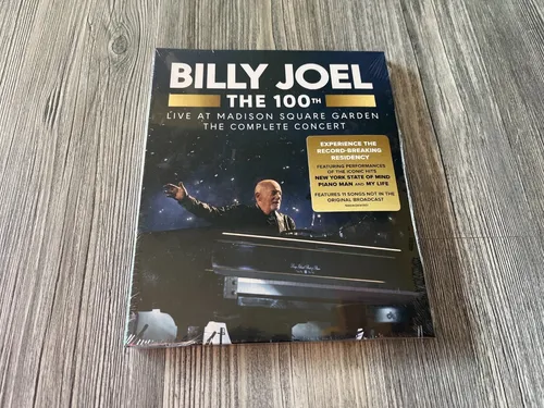 BILLY JOEL: The 100th - Live At Madison Square Garden Blu-ray NEU - Erleben Sie das komplette Konzert von Billy Joel in hochauflösender Blu-ray-Qualität. Ein Muss für Fans! FSK 0, in englischer Sprache, ideal für Filmabende.