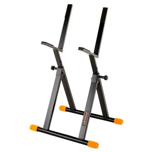 Ortega OAS Deluxe Amp Stand - Zubehör für Gitarre & Bass, bietet eine max. Tragfähigkeit von 70 kg und dämpft Vibrationen dank abgeflachter Gummifüße – ideal für optimalen Klang!