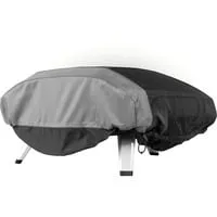 Abdeckung für Koda 2 Pro schwarz/grau - Schutzhaube für Ooni Koda 2 Pro, aus robustem 600D Polyester, bietet optimalen Schutz vor Wetterbedingungen wie Regen, Schnee und UV-Strahlen.