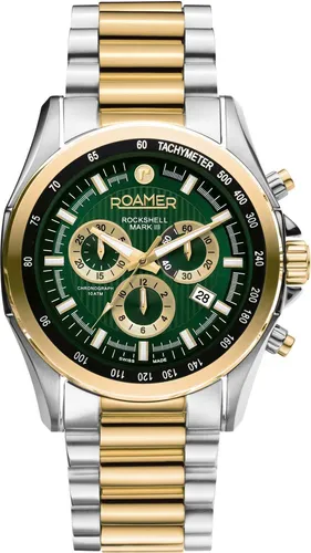Roamer Rockshell Mark III Schweizer Uhr - Elegante Quarz-Uhr mit analoger Anzeige, wasserdicht bis 10 bar und Saphirglas, perfekt für stilbewusste Träger.
