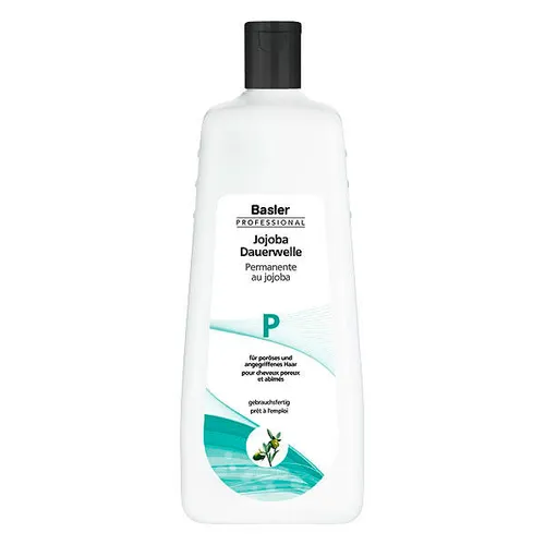 basler Jojoba Dauerwelle P, für poröses und angegriffenes Haar, Sparflasche 1 Liter