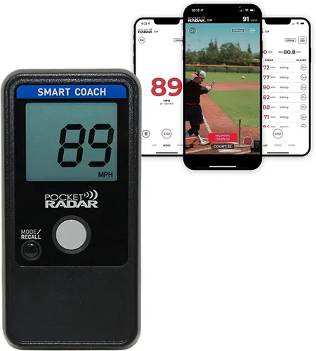 Pocket Radar SR1100 Smart Coach Radar Training System - Geschwindigkeitsmesser, präzise Geschwindigkeitsmessung für Sportler und Trainer zur Leistungsanalyse