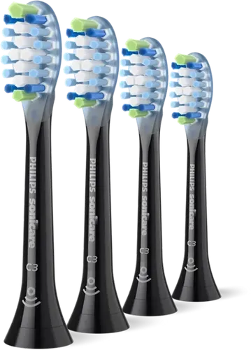 PHILIPS Sonicare C3 Premium Plaque Defence Aufsteckbürste - Ersatzbürsten für Sonicare, speziell entwickelt für optimalen Plaque-Schutz und gesundes Zahnfleisch mit Medium/Soft Borsten.