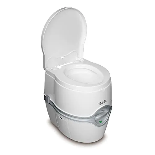 Thetford 92306 Porta Potti 565E - Elektrische Tragbare Toilette, luxuriös und mit Füllstandsanzeigen für Spül- und Fäkalientank