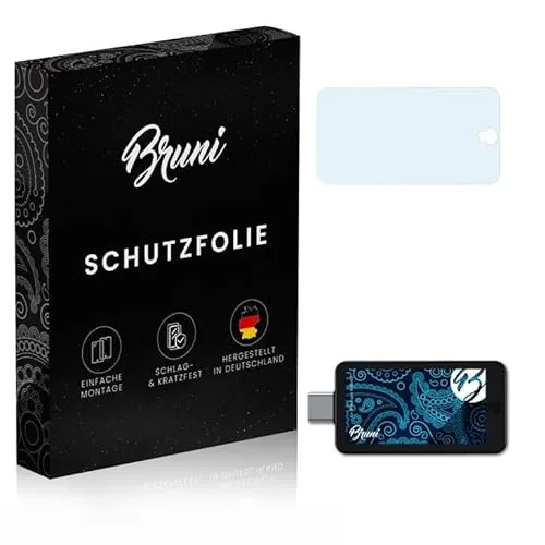 Bruni Schutzfolie kompatibel mit Shift Crypto BitBox02 Folie, glasklare Displayschutzfolie (2X)