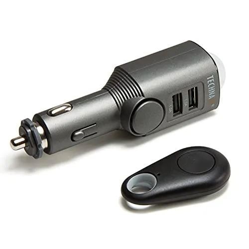 Technaxx TX-100 - Mobiler Auto-Alarm mit Bewegungserkennung, 110dB Sirene und 6 Tage Standby, ideal für Autos, Wohnmobile und Boote