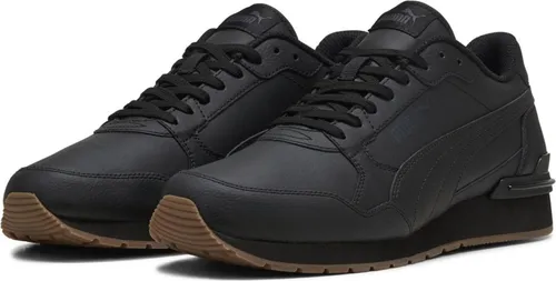 Sneaker PUMA "ST RUNNER V4 L", Gr. 45, puma schwarz - Sportliche Sneaker mit Retro-Style und modernem Komfort. Das beschichtete Leder und die SOFTFOAM+ Einlegesohle sorgen für Bequemlichkeit bei jedem Schritt, ideal für Alltag und Freizeit.
