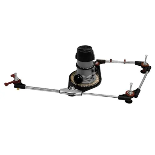 Milescraft 1221 Pantograph PRO – Tracing Routing System für Holzschilder - Komplettes Zeichen- und Typografiezubehör mit 50% Reduzierung beim Schneiden. Ideal für maßgefertigte Holzschilder, inkl. Router-Bits und Schablonenschriften.