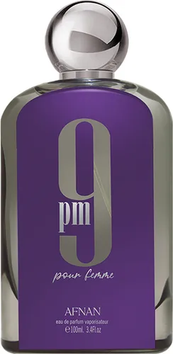 Afnan 9 PM Pour Femme Edp Spray - Damenduft mit orientalisch-blumiger Note, ideal für besondere Anlässe. Entdecken Sie die verführerische Komposition aus fruchtigen und floralen Aromen, die Ihre Weiblichkeit unterstreicht.