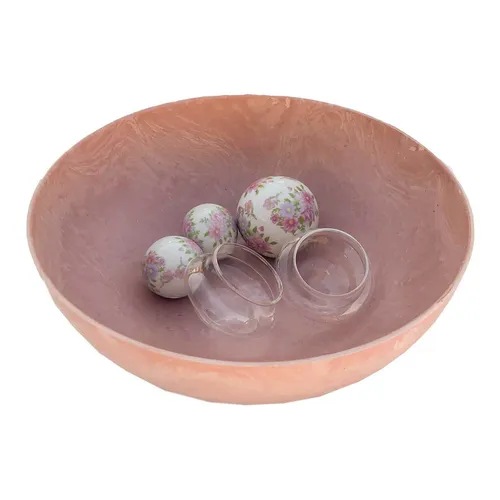Miniteich rosa Rosenkugel - komplett Set 1