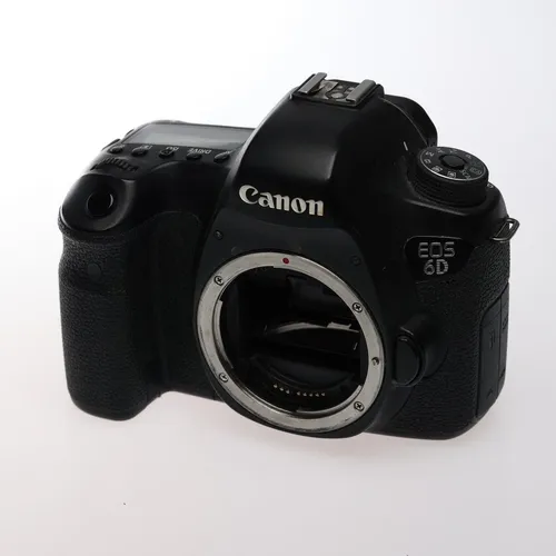 Canon EOS 6D Gehäuse - 20,2 MP DSLR-Kamera - Spiegelreflexkamera mit 1080p Full HD-Filmaufnahmen und 3,2 Zoll Bildschirm, ideal für kreative Fotografie und Videos.