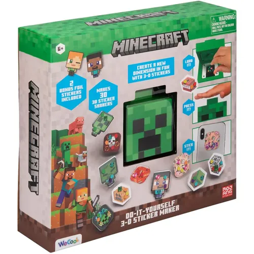 Minecraft 3D Sticker Maker - Basteln mit Spaß! Erstelle deine eigenen 3D-Minecraft-Sticker für kreative Projekte und personalisiere deine Welt.