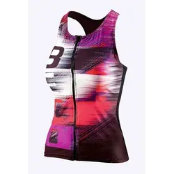 Beco Beermann Tankini BEsuit Racerback Swimtop (1-St) mit praktischem Reißverschluss rosa|schwarz 44