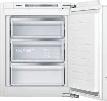 Siemens GI11VAFE0 iQ500 Einbau Gefrierschrank - Tiefkühler mit 72l Volumen und lowFrost-Technologie für weniger Eisbildung, ideal für eine effiziente Lagerung Ihrer Lebensmittel.