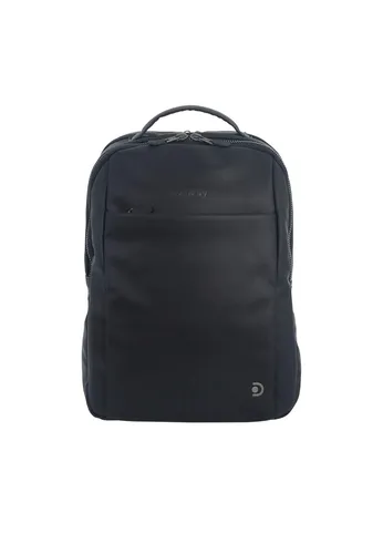 Discovery Heritage Rucksack D03358 - Stylischer Laptop-Rucksack in Schwarz - Moderner Rucksack für Laptop und Alltag, aus robustem Polyurethan, ideal für Schule und Beruf, bietet ausreichend Platz und hohen Tragekomfort.