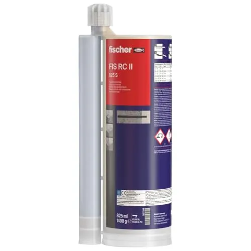 2K-Injektionsmörtel FIS RC II 825 S - Schnelle und zuverlässige Bewehrungsanschlüsse - Sonstige Artikel in Bauen & Renovieren, ideal für nachträgliche Bewehrungsanschlüsse mit einer Nutzungsdauer von 100 Jahren und zeiteffizienten Verarbeitungszeiten.