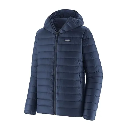 Patagonia M's Down Sweater Hoody - Isolationsjacke - Funktionsjacke aus 100% recyceltem Material, leicht, winddicht und mit 800er Daunenfüllung für optimalen Kälteschutz und verantwortungsbewussten Tierschutz.