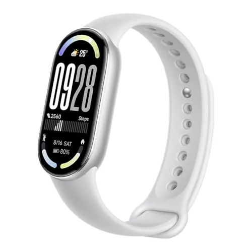 Xiaomi Smart Band 10 - Fitness-Tracker mit 1,72" AMOLED Display - Fitness-Tracker mit 150+ Sportmodi, 21 Tage Akkulaufzeit und 5ATM Wasserdichtigkeit. Ideal für Sportler und Gesundheitsbewusste.