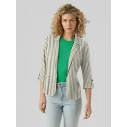 Vero Moda Vmjesmilo 3/4 Loose Blazer WVN Ga Noos - Damen Blazer mit 3/4-Ärmeln, lässiger Schnitt und stilvollem Streifen-Design für einen eleganten Look im Alltag.