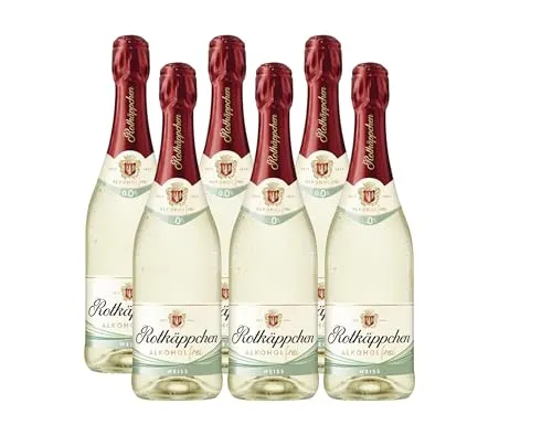 Rotkäppchen Alkoholfrei Sekt 0,0% vol. (6 x 0.75 l) - Genießen Sie den Rotkäppchen Alkoholfrei Sekt mit halbtrockener Note, voller Geschmack und lebendiger Frische. Ideal für feierliche Anlässe oder den Alltag, perfekt gekühlt serviert.