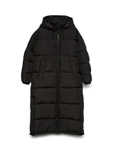 Vero Moda Steppmantel "VMKLEA LONG COAT NOOS" - Funktionsjacke für Damen, modisch und warm bis zur Wade, ideal für Spaziergänge oder Gassigehen. Pflegeleichtes Material sorgt für angenehmen Tragekomfort.