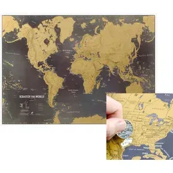 Scratch the World Black Edition - Karten zum Kratzen - Karten und Blätter zum Kratzen, ideal für Reisende und Entdecker, jetzt zum Preis von 21.49 €.
