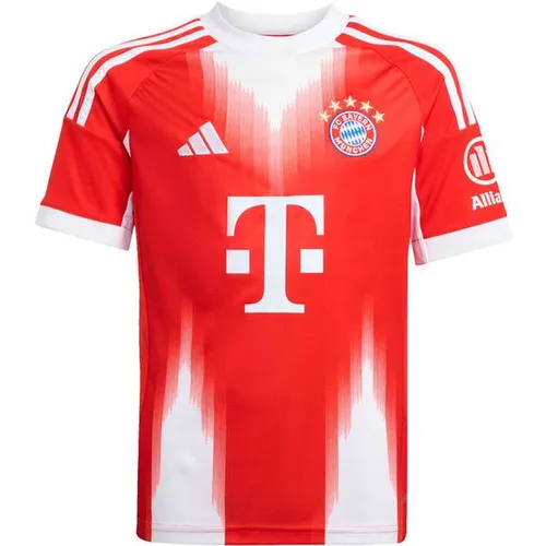 FC Bayern München Kinder Fußballtrikot 25/26 Home Jersey - Trikots: Das FC Bayern München Fußballtrikot vereint Tradition mit modernem Komfort dank AEROREADY-Technologie und feuchtigkeitsabsorbierenden Eigenschaften.
