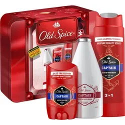 Old Spice Gift Box Geschenkset für Herren - Old Spice Gift Box, das perfekte Pflege-Set für moderne Männer. Enthält Duschgel, Deo-Stick und After Shave Lotion für eine umfassende Körperpflege und einen frischen Duft.