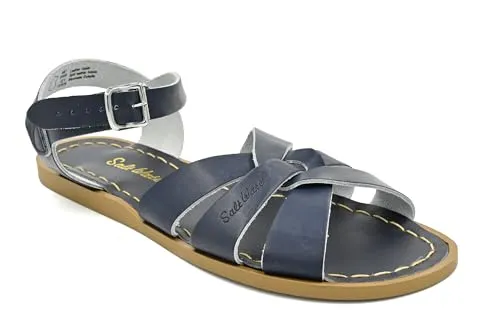 Salt-Water Marineblau Original Zehentrenners EU8 - Wanderschuhe mit robustem Design und wasserfestem Material, perfekt für Strandtage und Abenteuer im Freien.