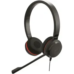 Evolve 20 SE Headset schwarz - UC, USB-C und USB-A, Stereo - Headset für klare Kommunikation, ideal für Home Office und mobile Nutzung, mit USB-C und USB-A Anschluss für flexible Verbindungsmöglichkeiten.
